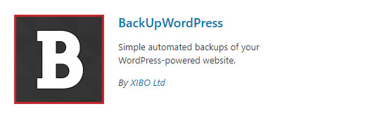 Back Up Word Press