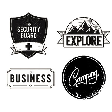 Logo + text Examples