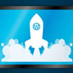Laptop with WordPress
